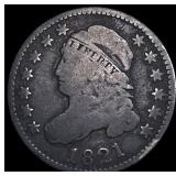 1821 Capped Bust Dime NICELY CIRCULATED