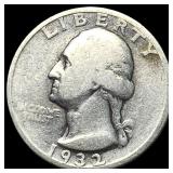 1932-S Silver Washington Quarter NICELY CIRCULATED