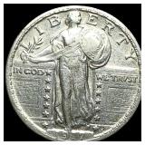 1917 Type 1 Standing Liberty Quarter CLOSELY UNCIR