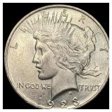 1923-S Silver Peace Dollar CLOSELY UNCIRCULATED