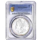 1890 Morgan Silver Dollar PCGS MS63