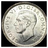 1946 Great Britain Silver 6 Pence - George VI NEAR