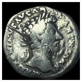 Roman Empire Marcus Aurelius 161-180 AD Silver De