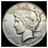 1927 Silver Peace Dollar HIGH GRADE