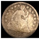 1857 Seated Liberty Half Dime NICELY CIRCULATED