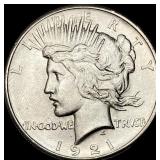 1921 Silver Peace Dollar UNCIRCULATED
