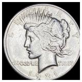1921 Silver Peace Dollar CLOSELY UNCIRCULATED