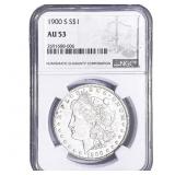 1900-S Morgan Silver Dollar NGC AU53