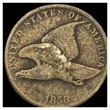 1858 Copper-Nickel Flying Eagle Cent HIGH  GRADE