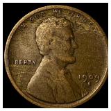 1909-S Lincoln Wheat Cent NICELY CIRCULATED