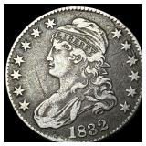 1832 Capped Bust Silver Half Dollar ABOUT UNCIRCUL