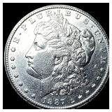 1887-S Silver Morgan Dollar CLOSELY UNCIRCULATED