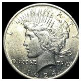 1924 Silver Peace Dollar UNCIRCULATED