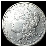 1878 Silver Morgan Dollar NEARLY UNCIRCULATED
