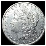 1891-S Silver Morgan Dollar CLOSELY UNCIRCULATED