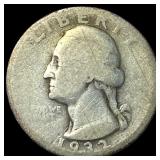 1932-D Silver Washington Quarter NICELY CIRCULATED