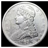 1837 Capped Bust Half Dollar NEARLY UNCIRCULATED