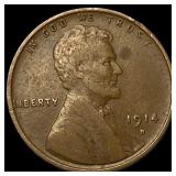 1914-D Lincoln Wheat Cent LIGHTLY CIRCULATED