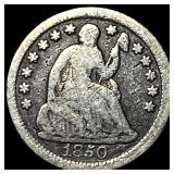 1850-O Silver Half Dime NICELY CIRCULATED