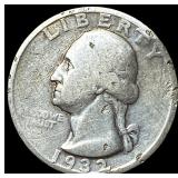 1932-D Silver Washington Quarter NICELY CIRCULATED