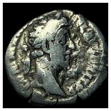 Roman Empire Commodus 180-196 AD Silver Denarius