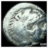 Macedonian Kingdom Alexander III Type Silver Drac
