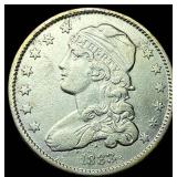1833 Capped Bust Quarter NEARLY UNCIRCULATED