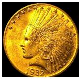 1932 Gold $10 Indian Head Eagle UNCIRCULATED
