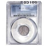 1927-S Wheat Cent PCGS AU55