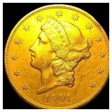 1904 Liberty Head $20 Gold Double Eagle UNCIRCULAT