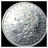 1891-S Silver Morgan Dollar CLOSELY UNCIRCULATED