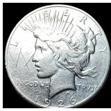 1926-S Silver Peace Dollar NEARLY UNCIRCULATED