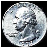 1937 Silver Washington Quarter UNCIRCULATED