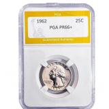 1962 Washington Silver Quarter PGA PR66+