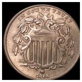 1866 Shield Nickel UNCIRCULATED