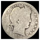 1896-O Silver Barber Quarter NICELY  CIRCULATED
