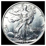 1935-S Silver Walking Liberty Half Dollar UNCIRCUL
