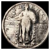 1921 Standing Liberty Quarter LIGHTLY CIRCULATED