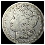 1893-CC Silver Morgan Dollar LIGHTLY CIRCULATED