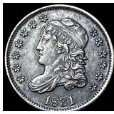 1831 Capped Bust Silver Half Dime CLOSELY UNCIRCUL