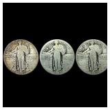 [3]1927-S Silver Standing Liberty Quarter  LIGHTL