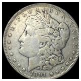 1891-CC Silver Morgan Dollar LIGHTLY CIRCULATED