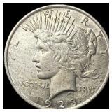 1923 Silver Peace Dollar CLOSELY UNCIRCULATED