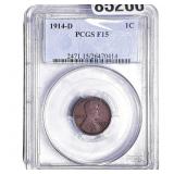 1914-D Wheat Cent PCGS F15