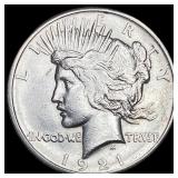 1921 Silver Peace Dollar CLOSELY UNCIRCULATED