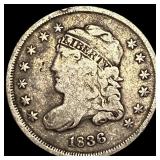 1836 Capped Bust Half Dime NICELY CIRCULATED