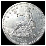 1875-S Silver Trade Dollar CLOSELY  UNCIRCULATED