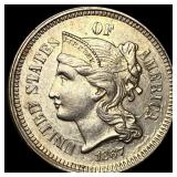 1867 Nickel Three-Cent Piece UNCIRCULATED