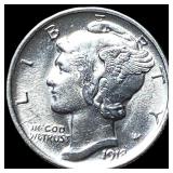 1918-D Silver Mercury Dime CHOICE BU