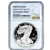 2020-W Silver Eagle NGC PF69 Ultra Cameo